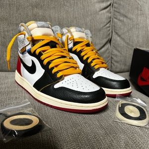Air Jordan retro 1 union black toe